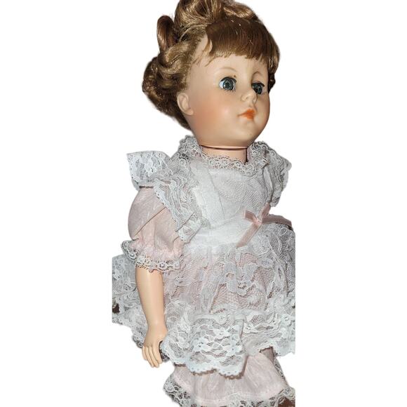 16" 1950's Vintage Valentine Mid Century Jointed  Ballerina Doll - Picture 4 of 9